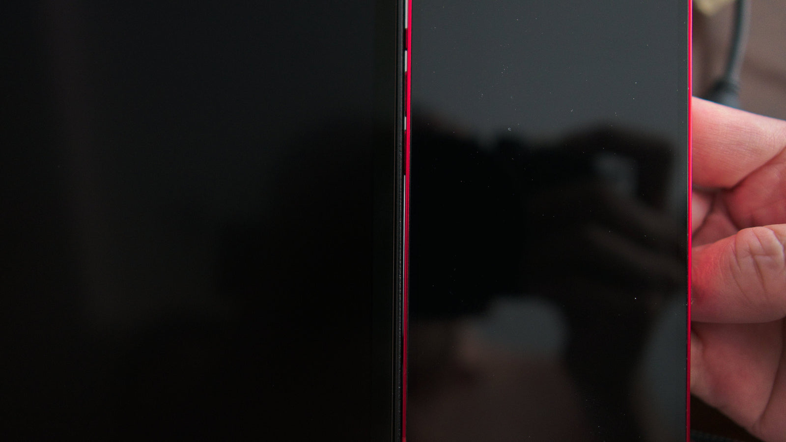 Applying cover glass to Spectrum Black. Glass improvement phase one is completed.